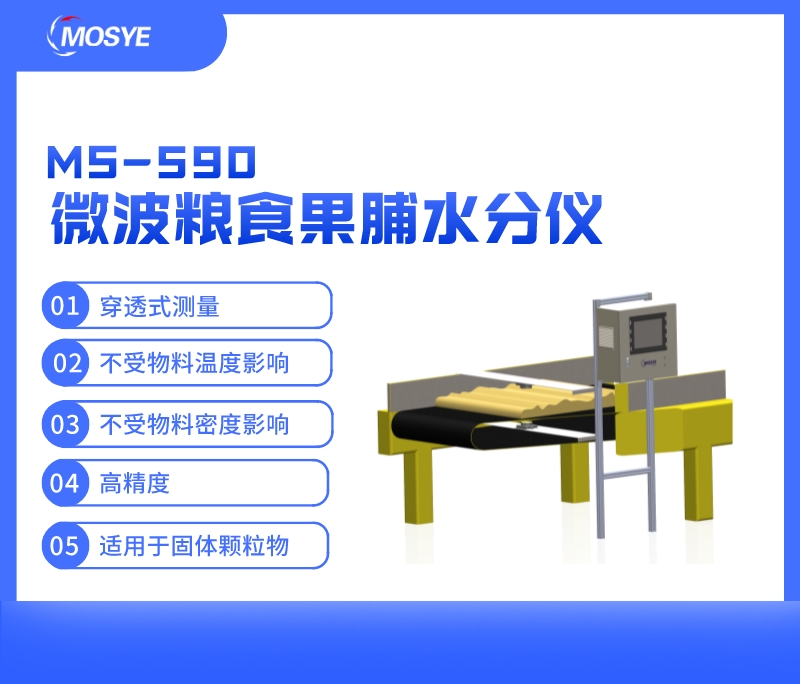 微波糧食果脯水分儀(皮帶隧道式烘干配套)